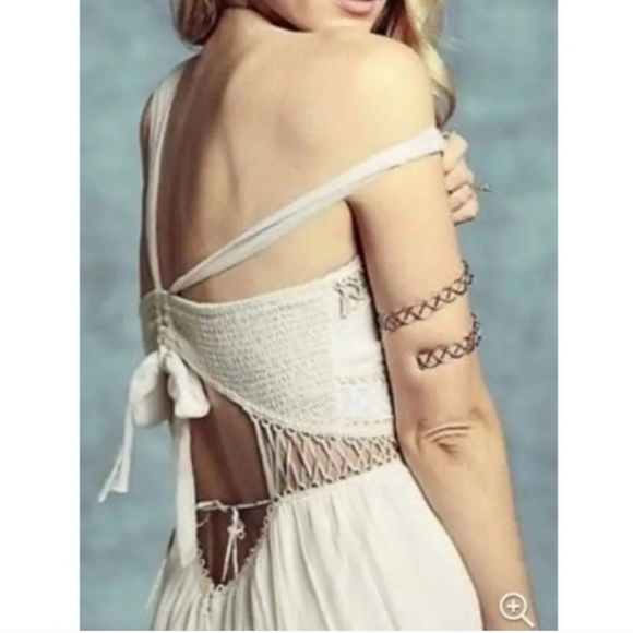 Free People Lace Up Bridal Dress - Picture 7 of 14